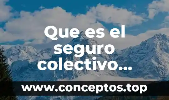 Que es el seguro de separación individualizado 7 Que es el seguro colectivo contra accidentes