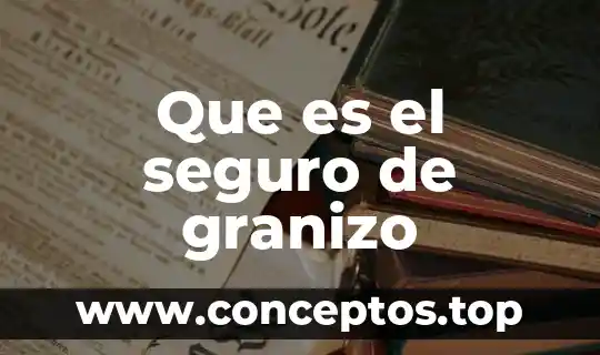 Que es el seguro de separación individualizado 4 Que es el seguro de granizo