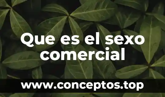 Que es solicitud para la declaracion de nombre comercial ficticio 3 Que es el sexo comercial