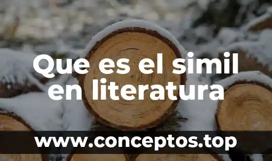 Que es el simil en literatura
