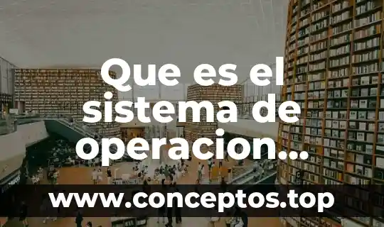 Que es el sistema de operacion contable