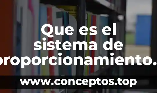 Que es el sistema de proporcionamiento global