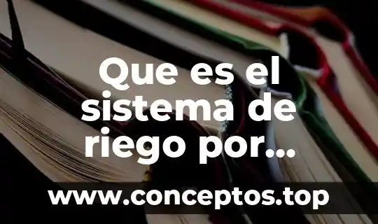 Que es el sistema de riego por telemetría