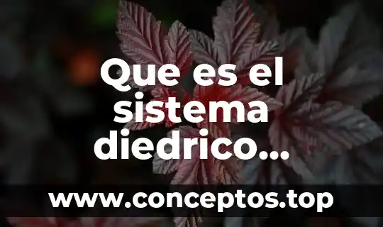Que es el sistema diedrico europeo