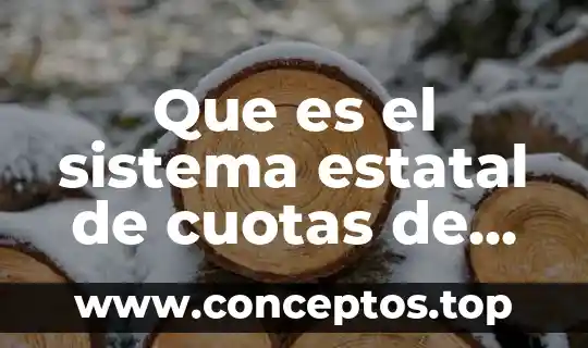 Que es sistema animal 5 Que es el sistema estatal de cuotas de recuperación