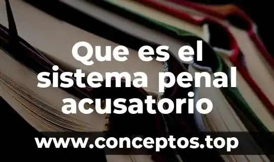 Qué es el derecho penal juvenil 3 Que es el sistema penal acusatorio