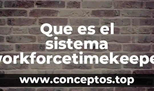 Que es el sistema workforcetimekeeper