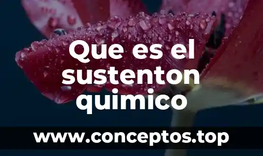 Qué es un compuesto en químico 5 Que es el sustenton quimico