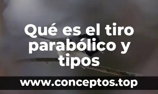 Qué es el tiro parabólico y tipos