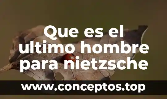 Qué es genealogía moral según nietzsche 3 Que es el ultimo hombre para nietzsche