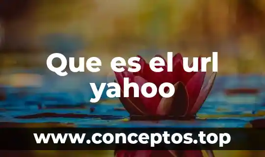 Que es el url yahoo