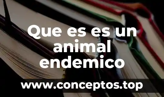 Generador ultrasonico que es 4 Que es es un animal endemico