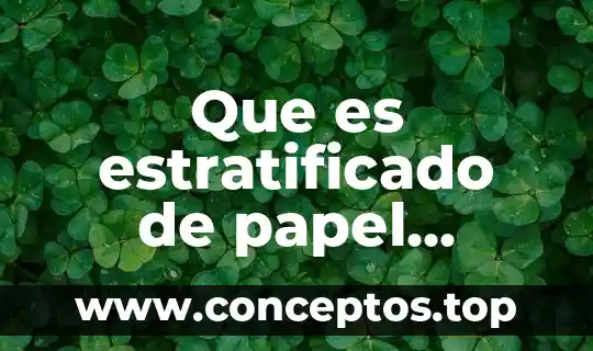 Que es sensibilización definición 6 Que es estratificado de papel definicion