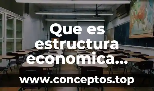 Que es estructura economica unam