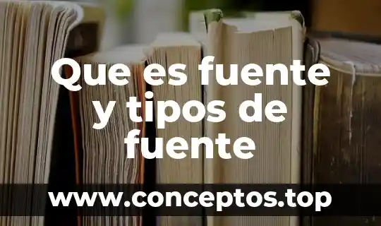 Que es una pesada en quimica 5 Que es fuente y tipos de fuente