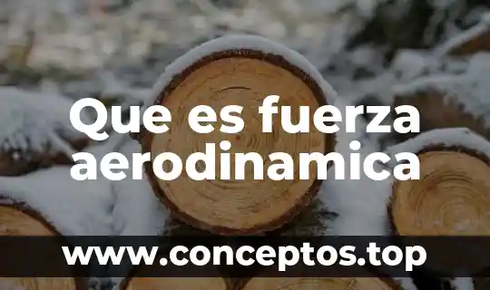 Que es fuerza aerodinamica