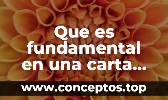 Que es fundamental en una carta de opinión