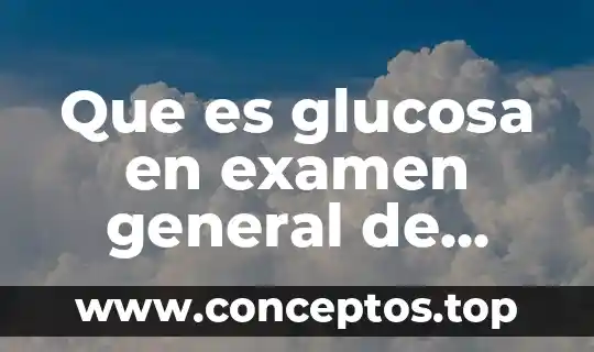 Qué es una prueba de embarazo via orina 7 Que es glucosa en examen general de orina