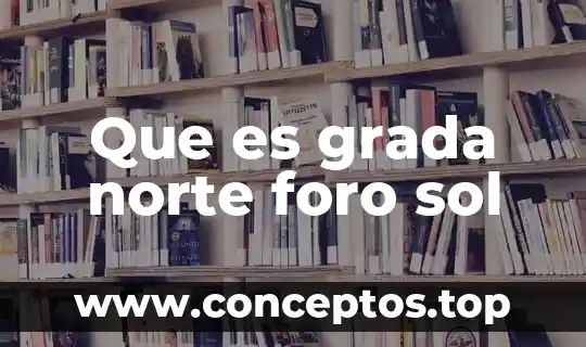 Que es grada norte foro sol