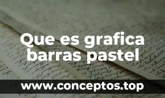 Qué es la gráfica de pictograma 6 Que es grafica barras pastel