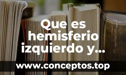 Que es hemisferio izquierdo y derecho