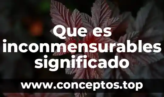 Que es el significado del nombre de carmen 7 Que es inconmensurables significado