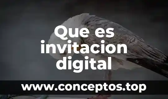 Que es invitacion digital