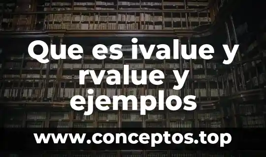 Qué es factorización tipos y ejemplos 7 Que es ivalue y rvalue y ejemplos