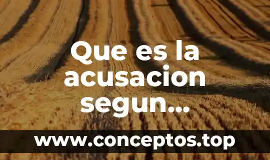 Que es la acusacion segun carnelutti