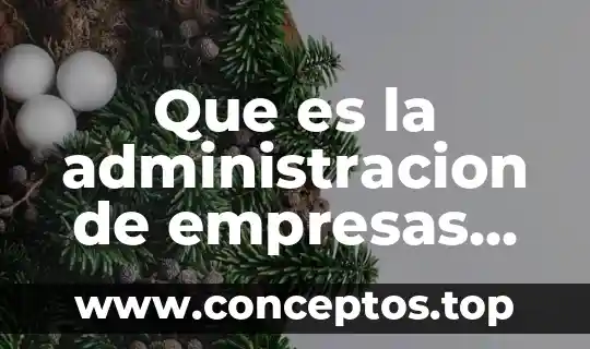 Que es canacintra y sus tipos de empresas que agrupa 4 Que es la administracion de empresas administrativas