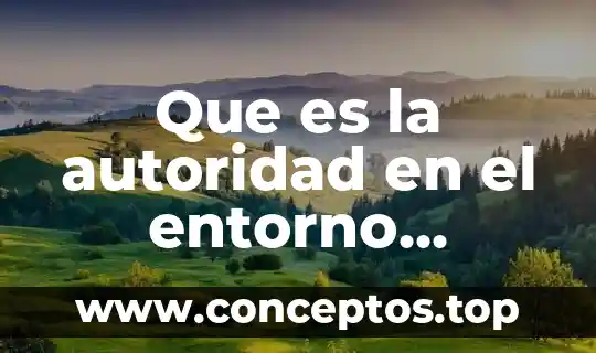 Que es ser pilo 7 Que es la autoridad en el entorno familiar