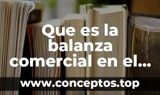 Que es la balanza comercial en macroeconomia 4 Que es la balanza comercial en el mercantilismo