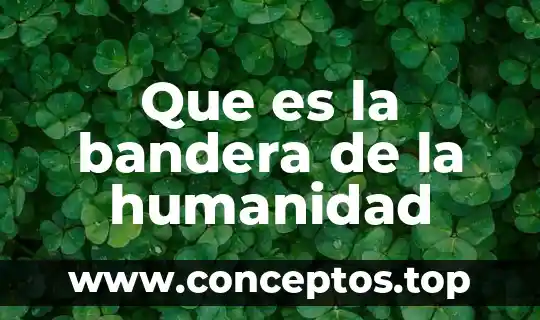 Que es la bandera de la humanidad