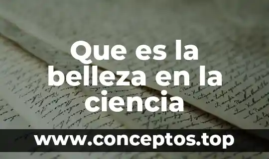 Que es el programa factor ciencia 5 Que es la belleza en la ciencia