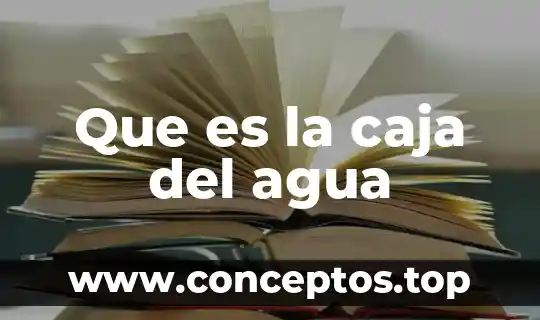 Qué es una bomba de agua sumergible 3 Que es la caja del agua