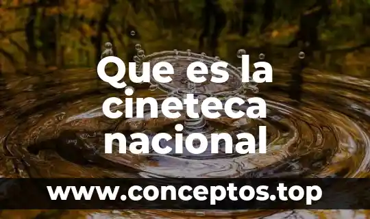 Que es la cineteca nacional