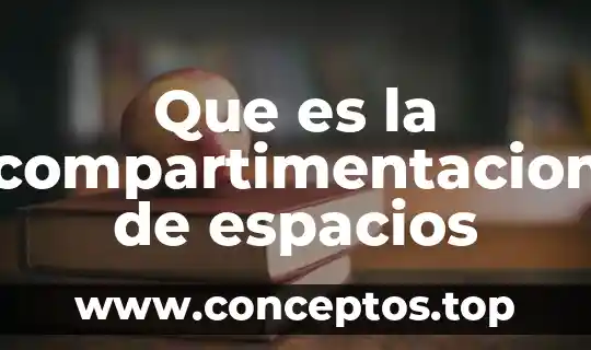 Que es espacios interdiginosos 5 Que es la compartimentacion de espacios