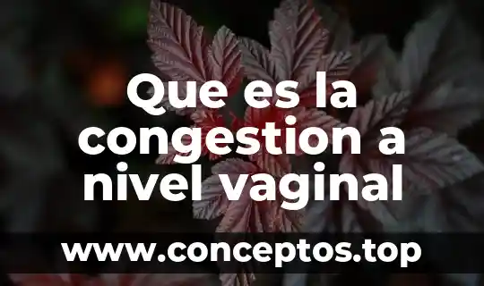 Que es la congestion a nivel vaginal