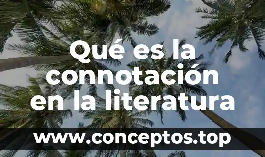 Qué es la connotación en la literatura