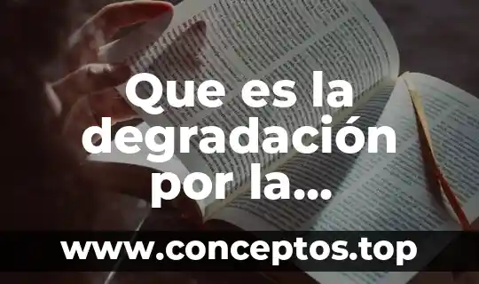 Que es la contaminacion ambiental reseña 7 Que es la degradación por la contaminación del agua