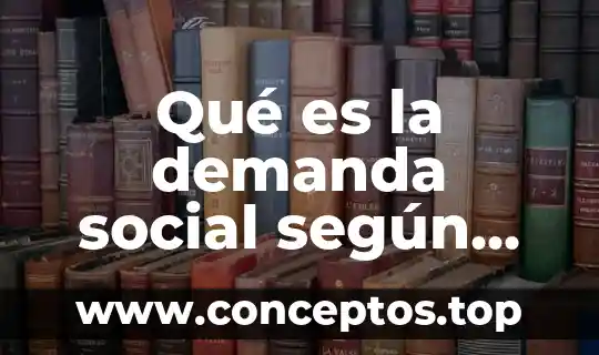 Qué es la demanda social según castel
