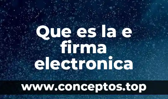 Qué es la firma digital del sat 7 Que es la e firma electronica