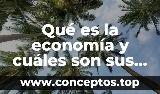 Qué es la igualdad en economía 3 Qué es la economía y cuáles son sus objetivos