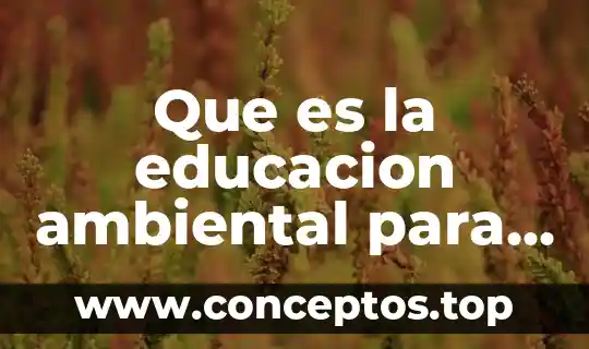 Que es texto apelativo yahoo 6 Que es la educacion ambiental para la sustentabilidad yahoo