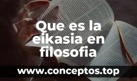 Que es la eikasia en filosofia
