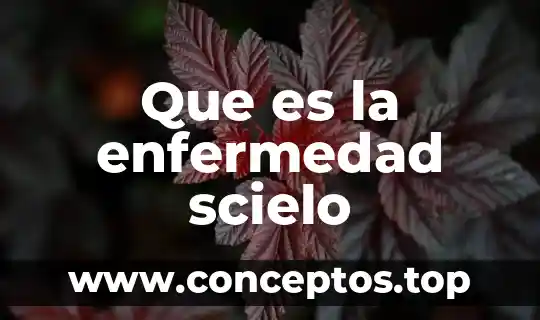 Que es la enfermedad scielo