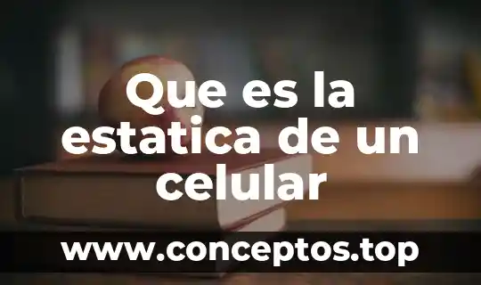 Qué es una clona celular 3 Que es la estatica de un celular