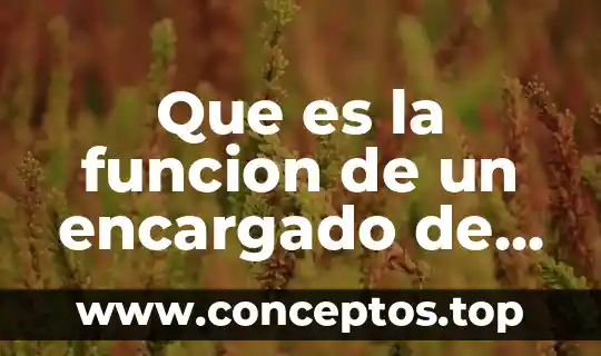 Que es ser patron de una tienda 3 Que es la funcion de un encargado de tienda