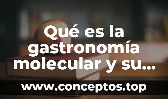 Qué es la gastronomía molecular y su importancia