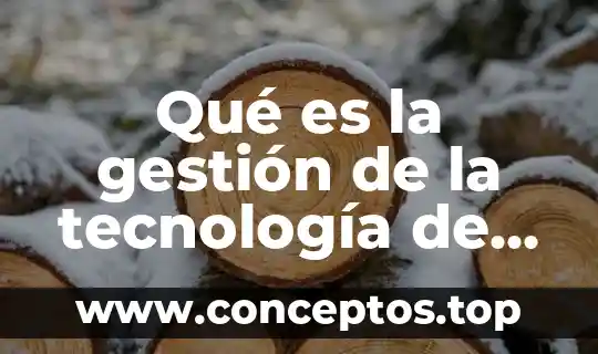 Que es un plan de gestion 4 Qué es la gestión de la tecnología de información